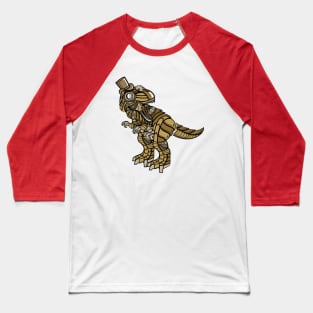 Steampunk T rex Baseball T-Shirt